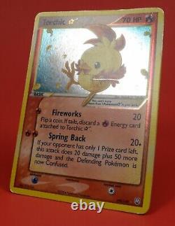 Pokemon TCG Card ex Team Rocket Returns Torchic Gold Star ex 108/109 Holo Rare