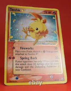 Pokemon TCG Card ex Team Rocket Returns Torchic Gold Star ex 108/109 Holo Rare