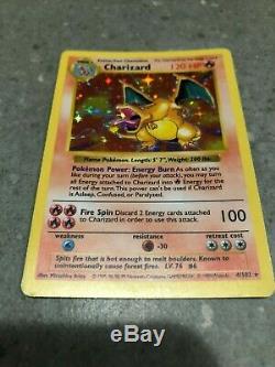 Pokemon TCG Cards Shadowless Charizard 4/102 Base Set Holo Rare