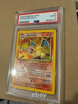 Pokémon TCG Charizard Base Set 4/102 Holo Unlimited Holo Rare