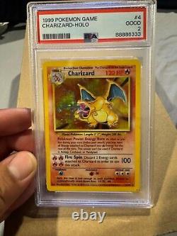 Pokémon TCG Charizard Base Set 4/102 Holo Unlimited Holo Rare