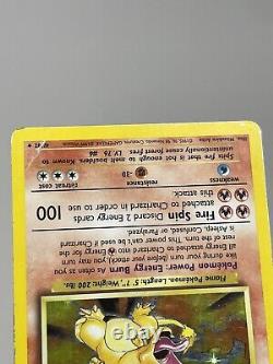 Pokémon TCG Charizard Base Set 4/102 Holo Unlimited Holo Rare MP