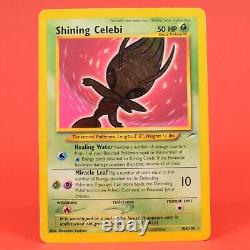 Pokemon TCG English Card Neo Destiny Shining Celebi 106/105 Secret Holo Rare