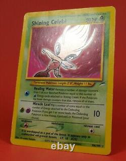 Pokemon TCG English Card Neo Destiny Shining Celebi 106/105 Secret Holo Rare