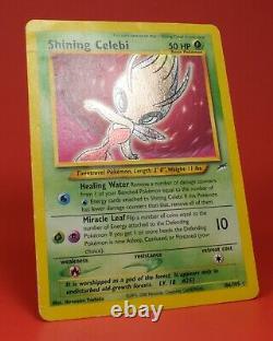 Pokemon TCG English Card Neo Destiny Shining Celebi 106/105 Secret Holo Rare