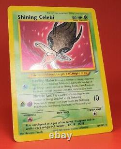 Pokemon TCG English Card Neo Destiny Shining Celebi 106/105 Secret Holo Rare