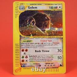 Pokemon TCG English Card Skyridge Set Crystal Golem 148/144 Secret Rare Holo