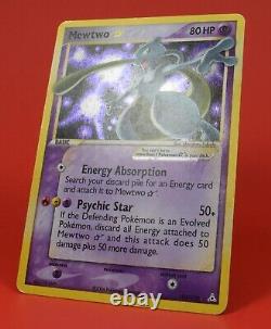 Pokemon TCG English Card ex Holon Phantoms Mewtwo Gold Star 103/110 Holo Rare