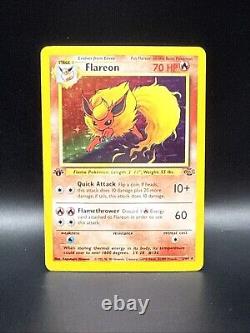 Pokémon TCG Flareon Jungle 3/64 Holo 1st Edition Holo Rare