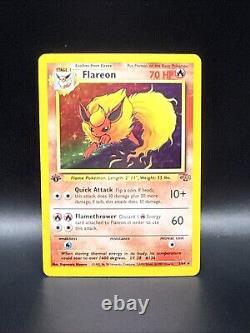 Pokémon TCG Flareon Jungle 3/64 Holo 1st Edition Holo Rare