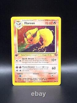 Pokémon TCG Flareon Jungle 3/64 Holo 1st Edition Holo Rare