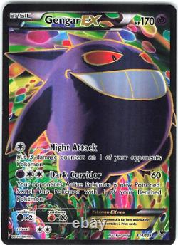 Pokémon TCG Gengar EX 114/119 Full Art Ultra Rare XY Phantom Forces