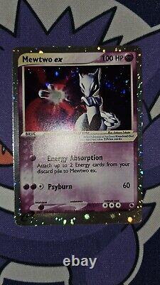 Pokémon TCG Mewtwo ex 101/109 Ultra-Rare Ruby & Sapphire Near Mint Swirl