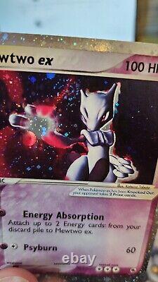 Pokémon TCG Mewtwo ex 101/109 Ultra-Rare Ruby & Sapphire Near Mint Swirl