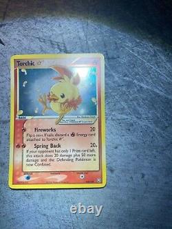 Pokémon TCG Torchic EX Team Rocket Returns 108/109 Holo Shiny Holo Rare