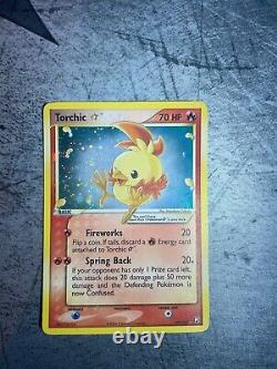 Pokémon TCG Torchic EX Team Rocket Returns 108/109 Holo Shiny Holo Rare