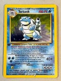 Pokémon TCG / Tortank / Blastoise / 1ST Edition / FRENCH / Holo 2/102 NM Card
