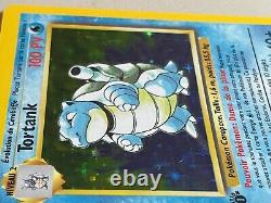 Pokémon TCG / Tortank / Blastoise / 1ST Edition / FRENCH / Holo 2/102 NM Card