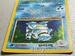 Pokémon TCG / Tortank / Blastoise / 1ST Edition / FRENCH / Holo 2/102 NM Card