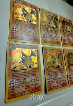 Pokémon TCG Unlimited Charizard Holo Rare 4/102 1999 4 Individual, Condition LP