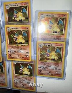 Pokémon TCG Unlimited Charizard Holo Rare 4/102 1999 4 Individual, Condition LP