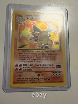 Pokémon TCG Unlimited Charizard Holo Rare 4/102 1999 4 Individual, Condition LP