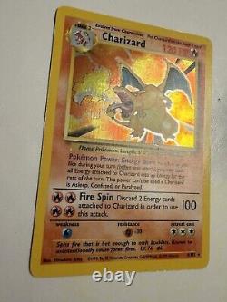 Pokémon TCG Unlimited Charizard Holo Rare 4/102 1999 4 Individual, Condition LP