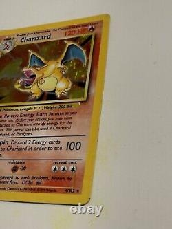 Pokémon TCG Unlimited Charizard Holo Rare 4/102 1999 4 Individual, Condition LP