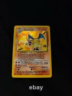 Pokemon Tcg Wotc card English Base Shadow Charizard HOLO 4/102 Near Mint