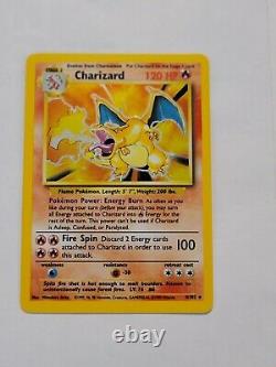 Pokemon Tcg Wotc card English Base Shadow Charizard HOLO 4/102 Near Mint