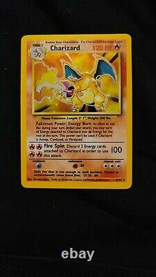 Pokemon Tcg Wotc card English Base Shadow Charizard HOLO 4/102 Near Mint