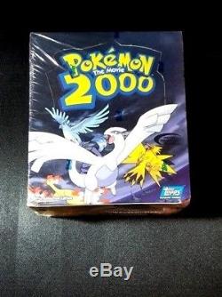 Pokemon The Movie 2000 Sealed Trading Card Booster Box Topps RARE