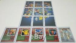 Pokemon Topps 1999 Series 1 Complete Base Set Lot of 76 Cards, 13 TV Series RARE