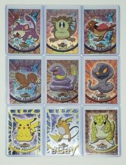Pokemon Topps 1999 Series 1 Complete Base Set Lot of 76 Cards, 13 TV Series RARE