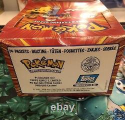 Pokemon Topps Chrome Booster Box 2000. 20x Sealed 5 Card Packs All Inc Charizard