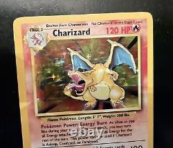 Pokémon Vintage Charizard Foil Card 4/102 Base Set 1999 WOTC