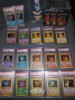 Pokemon base set 1999 Cards. Tags holo rare promo psa Charizard booster Packs