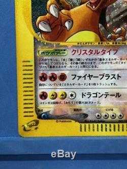 Pokemon card Japanese Charizard Crystal type 089/088 Skyridge Unlimited Rare