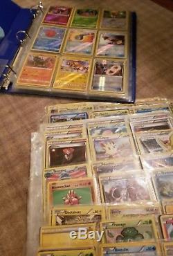 Pokemon card collection binder 1000+ cards over 200 rares holos promos etc