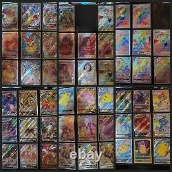 Pokemon card lot, 233+ holo, ultra, full art, rainbow, secret rare cards. NM