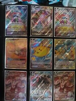 Pokemon card lot, 233+ holo, ultra, full art, rainbow, secret rare cards. NM