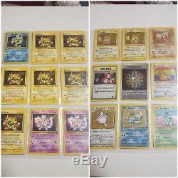 Pokemon cards 1st edition/foil/errors/shadowless/rare lot never played