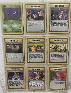 Pokemon cards Team Rocket Complete Set Inc Dark RAICHU 83/82 Secret Rare Mint