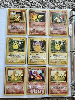 Pokemon cards Vintage Rare Holo Collection lot binder Shadowless