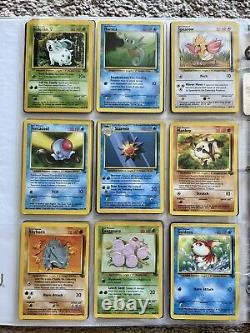 Pokemon cards Vintage Rare Holo Collection lot binder Shadowless