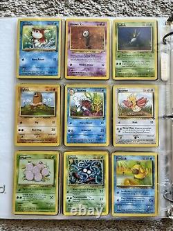 Pokemon cards Vintage Rare Holo Collection lot binder Shadowless