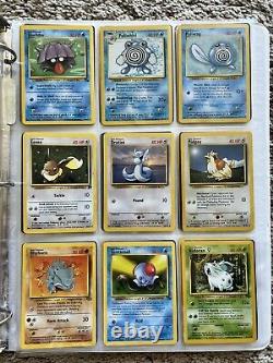 Pokemon cards Vintage Rare Holo Collection lot binder Shadowless