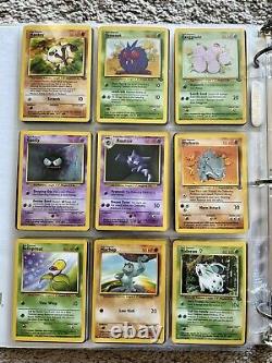 Pokemon cards Vintage Rare Holo Collection lot binder Shadowless