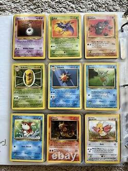 Pokemon cards Vintage Rare Holo Collection lot binder Shadowless