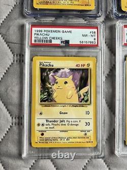 Pokemon graded cards Pikachu Lot Rare Collection